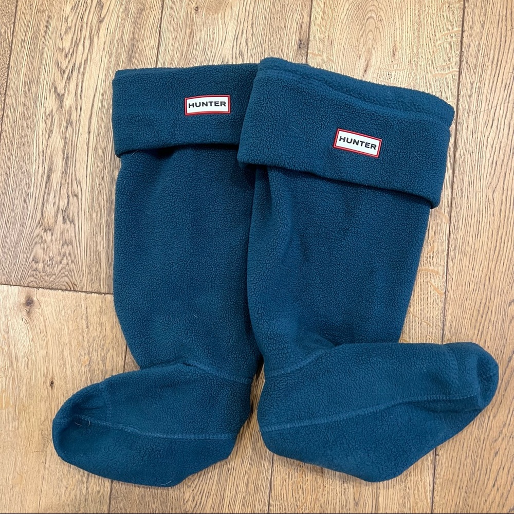 Hunter boot socks teal